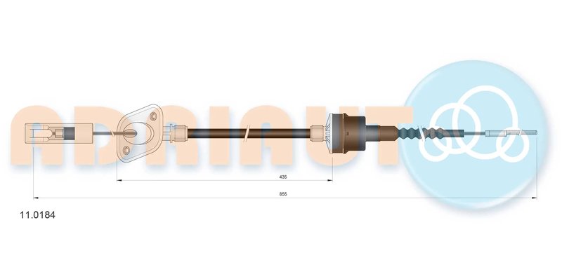 Cablu ambreiaj Adriauto 11.0184