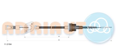 Cablu ambreiaj Adriauto 11.0184