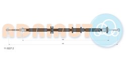 CABLU FRANA DE MANA ADRIAUTO 11.0227.2 - Compatibil cu CITROEN, FIAT, PEUGEOT