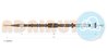CABLU FRANA DE MANA ADRIAUTO 11.0255.2 - Compatibil cu ABARTH, ALFA ROMEO, FIAT