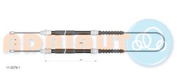 CABLU FRANA DE MANA ADRIAUTO 11.0279.1 - Compatibil cu CITROEN, FIAT, PEUGEOT
