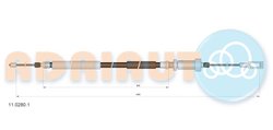 CABLU FRANA DE MANA ADRIAUTO 11.0280.1 - Compatibil cu CITROEN, FIAT, PEUGEOT
