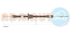 CABLU FRANA DE MANA ADRIAUTO 11.0289.2 - Compatibil cu IVECO