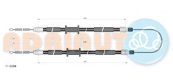 CABLU FRANA DE MANA ADRIAUTO 11.0294 - Compatibil cu FIAT