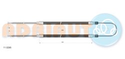 CABLU FRANA DE MANA ADRIAUTO 11.0295 - Compatibil cu IVECO