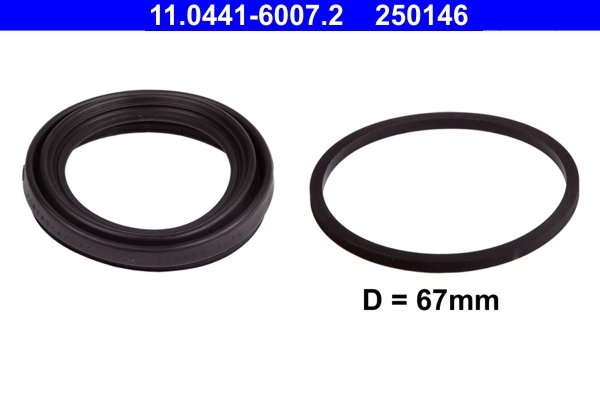 SET GARNITURI, ETRIER FRANA ATE 11.0441-6007.2 - Compatibil cu BMW, FORD, MERCEDES-BENZ, VW
