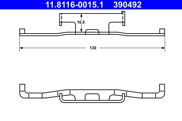 ARC, ETRIER FRANA ATE 11.8116-0015.1 - Compatibil cu BMW