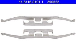 ARC, ETRIER FRANA ATE 11.8116-0191.1 - Compatibil cu MERCEDES-BENZ, VW