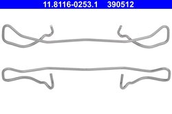 ARC, ETRIER FRANA ATE 11.8116-0253.1 - Compatibil cu MERCEDES-BENZ