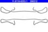 ARC, ETRIER FRANA ATE 11.8116-0253.1 - Compatibil cu MERCEDES-BENZ