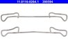 ARC, ETRIER FRANA ATE 11.8116-0264.1 - Compatibil cu ABARTH, CHRYSLER, DACIA, DAIHATSU, FIAT, FORD, LANCIA, MAZDA, OPEL, RENAULT