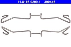 ARC, ETRIER FRANA ATE 11.8116-0299.1 - Compatibil cu AUDI