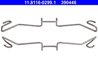 ARC, ETRIER FRANA ATE 11.8116-0299.1 - Compatibil cu AUDI