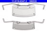 ARC, ETRIER FRANA ATE 11.8116-0347.2 - Compatibil cu AUDI, VW