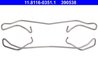 ARC, ETRIER FRANA ATE 11.8116-0351.1 - Compatibil cu AUDI, CITROEN, PEUGEOT, RENAULT, SEAT, SKODA, VW