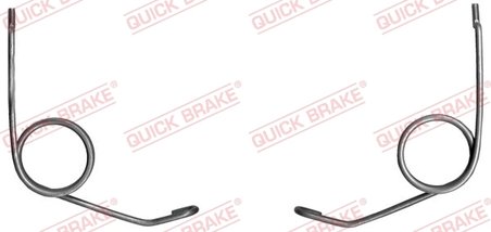 Set reparatie, parghie frana parcare (etrier) QUICK BRAKE 11