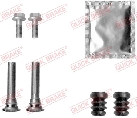 SET BUCSE GHIDAJ ETRIER FRANA QUICK BRAKE 113-1413X - Compatibil cu CHEVROLET, DAEWOO, HONDA, SUZUKI