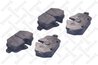 SET PLACUTE FRANA STELLOX 1143 000-SX - Compatibil cu BMW, MINI