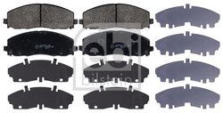Set placute frana Febi Bilstein 116061