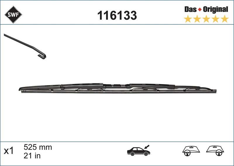 LAMELA STERGATOR SWF 116133 - Compatibil cu LAND ROVER, PEUGEOT