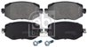 Set placute frana Febi Bilstein 116245