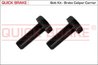 SURUB, ETRIER QUICK BRAKE 11628K - Compatibil cu AUDI, MERCEDES-BENZ, SEAT, SKODA, VW