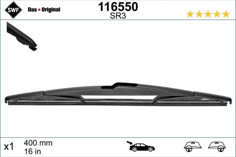 LAMELA STERGATOR SWF 116550 - Compatibil cu CHRYSLER, CITROEN, DACIA, FIAT, HOLDEN, MG, MITSUBISHI, NISSAN, OPEL, PEUGEOT, RENAU