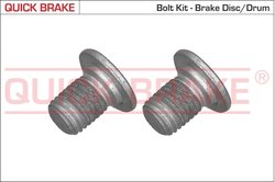 SET SURUB, DISC FRANA QUICK BRAKE 11661K - Compatibil cu LAND ROVER, MAYBACH, MERCEDES-BENZ, VW