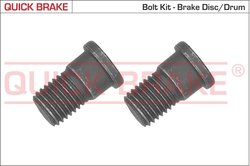 SET SURUB, DISC FRANA QUICK BRAKE 11666K - Compatibil cu ALFA ROMEO, FIAT, JEEP, OPEL, SAAB, VAUXHALL