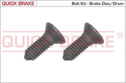 SET SURUB, DISC FRANA QUICK BRAKE 11667K - Compatibil cu AUDI, BENTLEY, CHEVROLET, CUPRA, HYUNDAI, KIA, OPEL, POLESTAR, SAAB, SE
