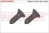 SET SURUB, DISC FRANA QUICK BRAKE 11667K - Compatibil cu AUDI, BENTLEY, CHEVROLET, CUPRA, HYUNDAI, KIA, OPEL, POLESTAR, SAAB, SE