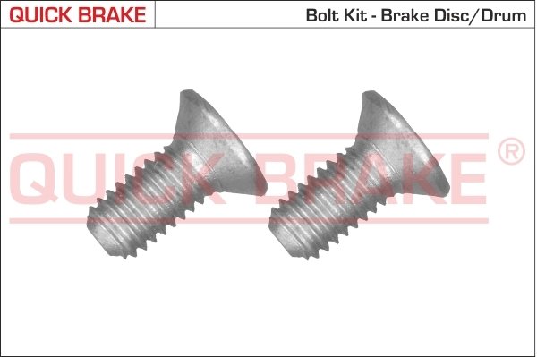 SET SURUB, DISC FRANA QUICK BRAKE 11671K - Compatibil cu ABARTH, CITROEN, DS, FIAT, FORD, HONDA, OPEL, PEUGEOT, PORSCHE, SMART, 
