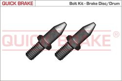 SET SURUB, DISC FRANA QUICK BRAKE 11674K - Compatibil cu ABARTH, ALFA ROMEO, CITROEN, FIAT, FORD, OPEL, PEUGEOT, VAUXHALL