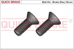SET SURUB, DISC FRANA QUICK BRAKE 11676K - Compatibil cu MERCEDES-BENZ, NISSAN, OPEL, RENAULT, VAUXHALL, VW