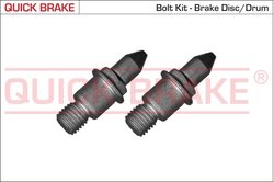 SET SURUB, DISC FRANA QUICK BRAKE 11677K - Compatibil cu ALFA ROMEO, CITROEN, FIAT, LANCIA, PEUGEOT