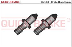 SET SURUB, DISC FRANA QUICK BRAKE 11678K - Compatibil cu CITROEN, FIAT, LANCIA, PEUGEOT