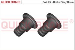 SET SURUB, DISC FRANA QUICK BRAKE 11679K - Compatibil cu VW