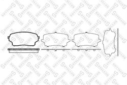 SET PLACUTE FRANA STELLOX 1177 001B-SX - Compatibil cu SUZUKI