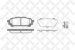 Set placute frana Stellox 1187 001-SX