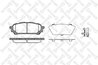 Set placute frana Stellox 1187 001-SX