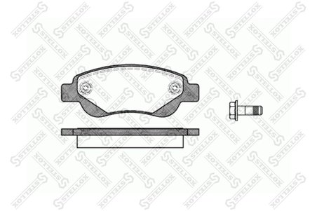 Set placute frana Stellox 1188 000-SX