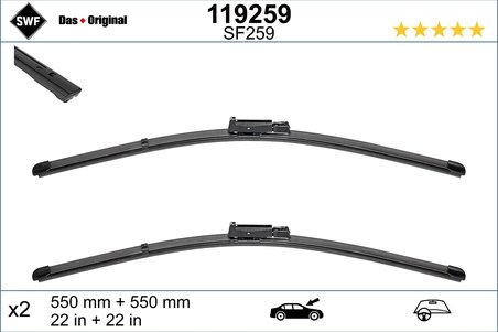 Lamela stergator SWF 119259