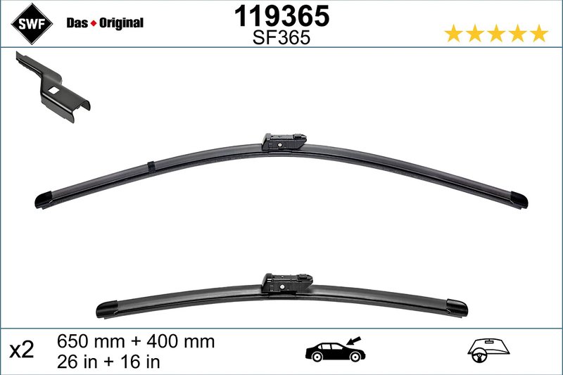 LAMELA STERGATOR SWF 119365 - Compatibil cu TOYOTA