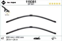 LAMELA STERGATOR SWF 119381 - Compatibil cu MERCEDES-BENZ, PORSCHE, VW