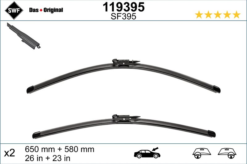 LAMELA STERGATOR SWF 119395 - Compatibil cu MERCEDES-BENZ