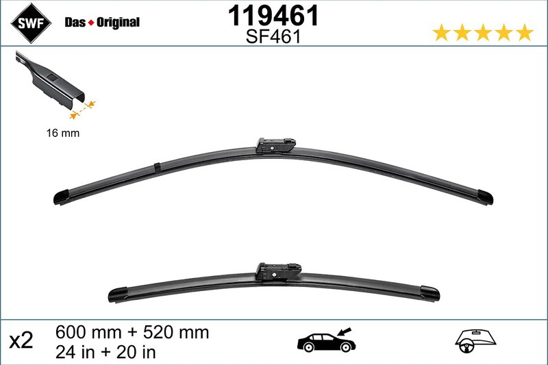 LAMELA STERGATOR SWF 119461 - Compatibil cu AUDI, PORSCHE
