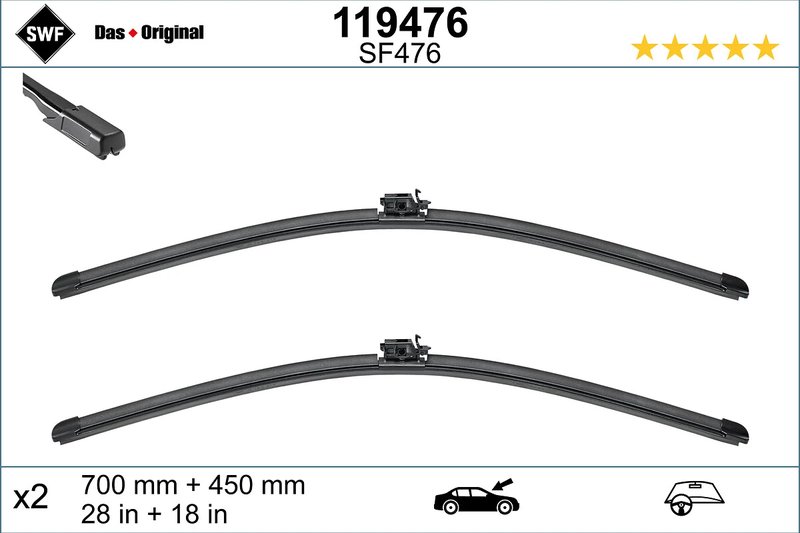 LAMELA STERGATOR SWF 119476 - Compatibil cu MERCEDES-BENZ