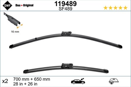 LAMELA STERGATOR SWF 119489 - Compatibil cu MAN, VW