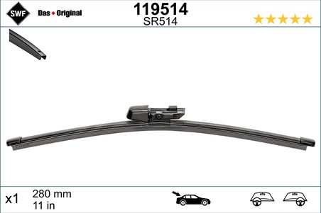 LAMELA STERGATOR SWF 119514 - Compatibil cu CUPRA, SEAT, SKODA, VW