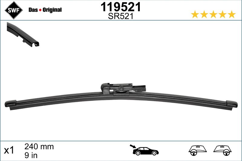 LAMELA STERGATOR SWF 119521 - Compatibil cu MERCEDES-BENZ